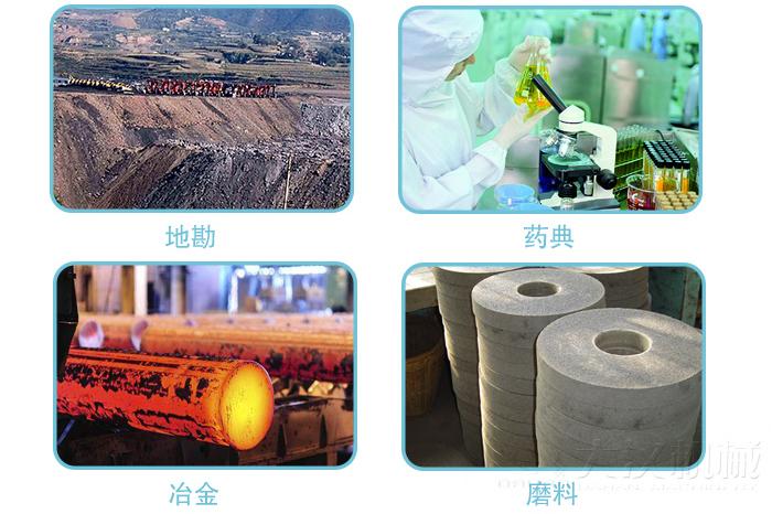 適用行業:地堪，冶金，藥典,磨料