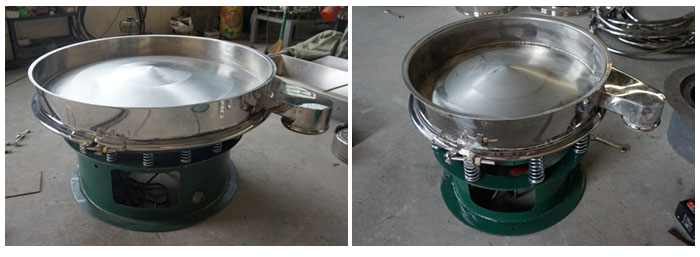 旋振篩底框安裝在振動體上面。